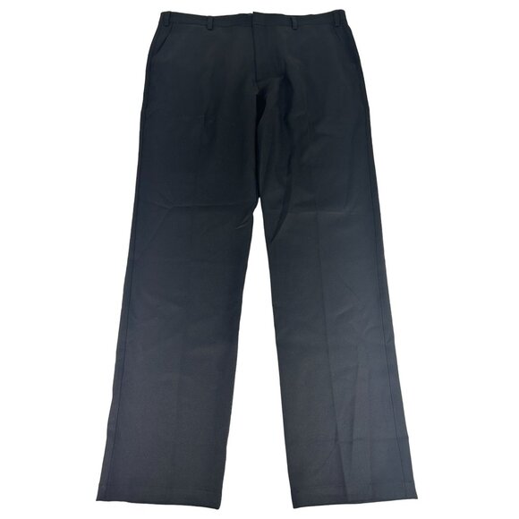 Oobe Work Uniform Pants Men's 40x36 Black Straight Flat Front Pockets High Rise - Picture 1 of 8